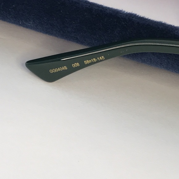 💯 - New Authentic Gucci Dark Grey Polarized Square Men's Sunglasses GG0404S … - Picture 13 of 13